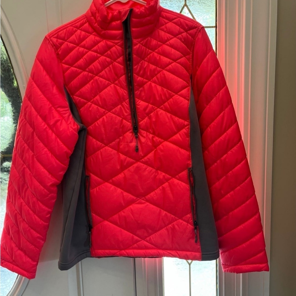 Tek Gear Women’s Red and Gray Puffer Jacket
